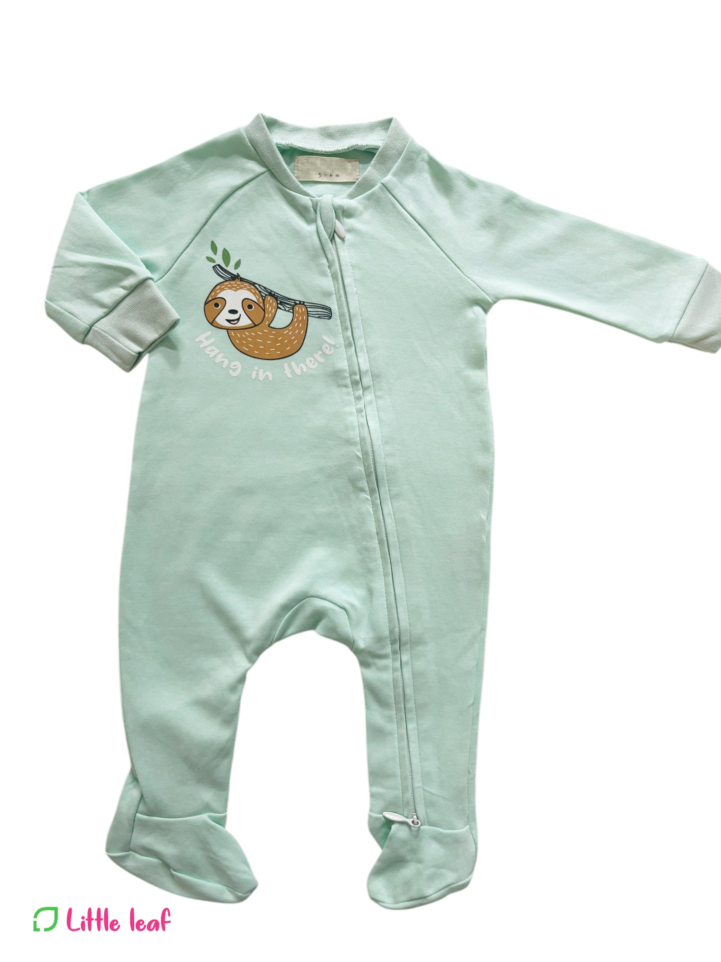 Light Green squirrel Sleepsuit