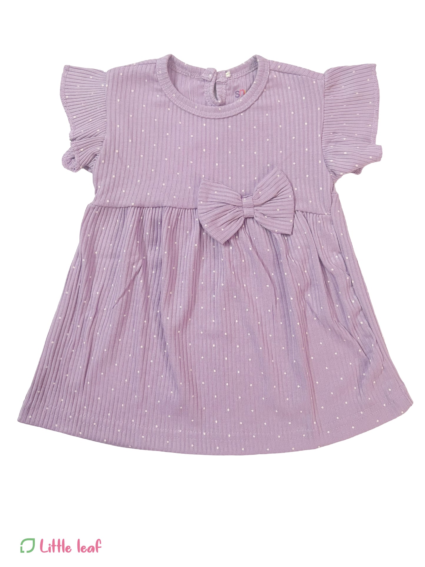 Violet Polka Cotton Frocks