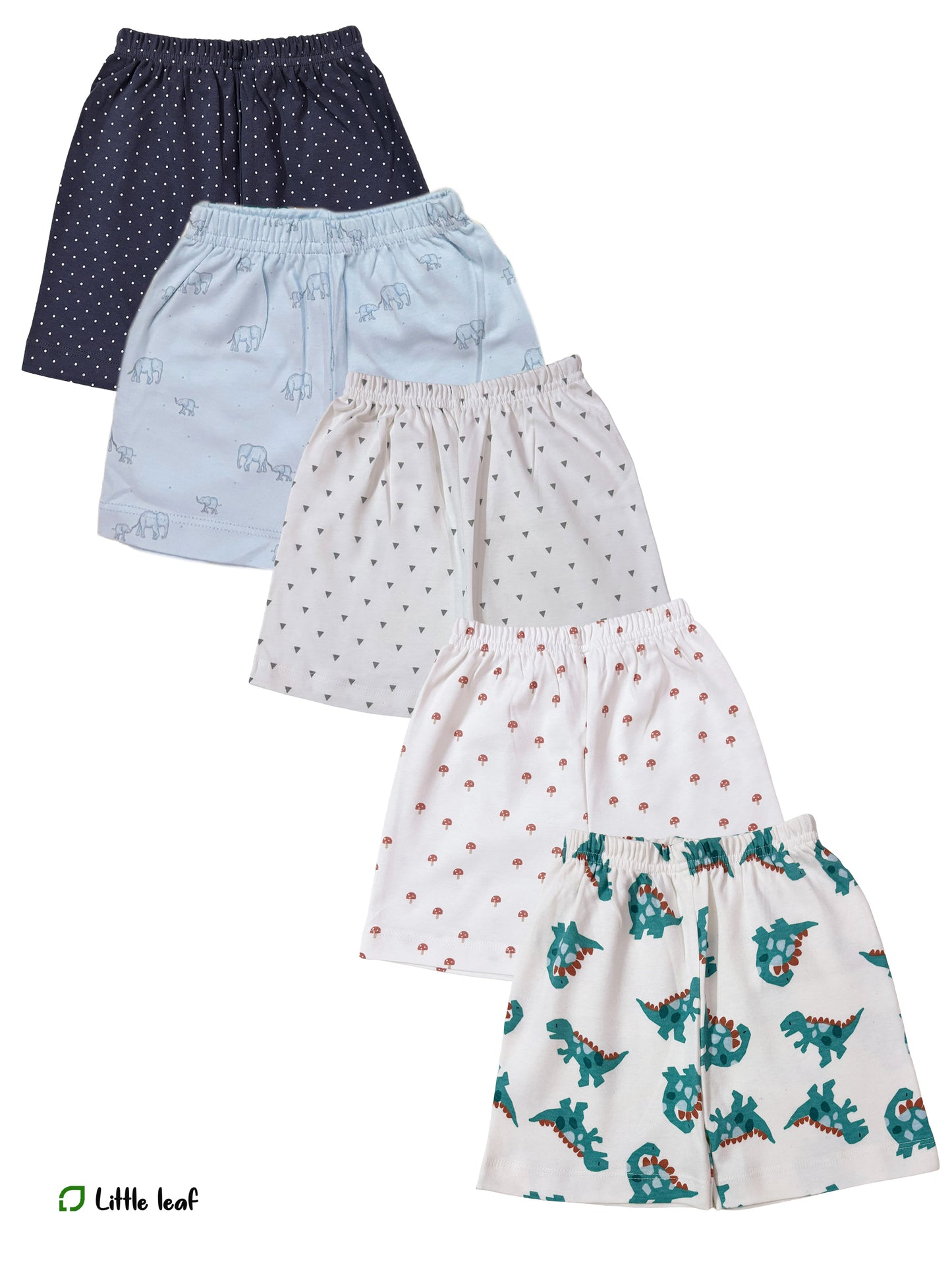 3-4 Y - Kids shorts Set - Pack of 5