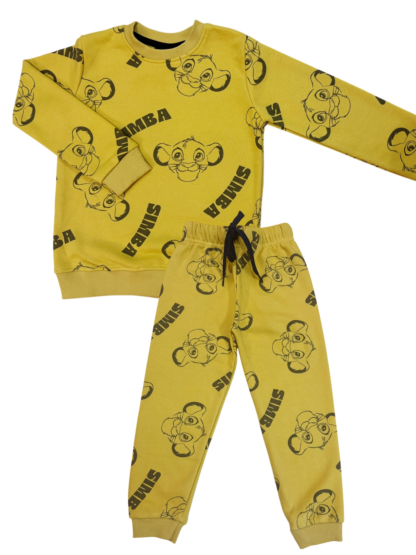 Cotton Jogger Set Mustard Simba