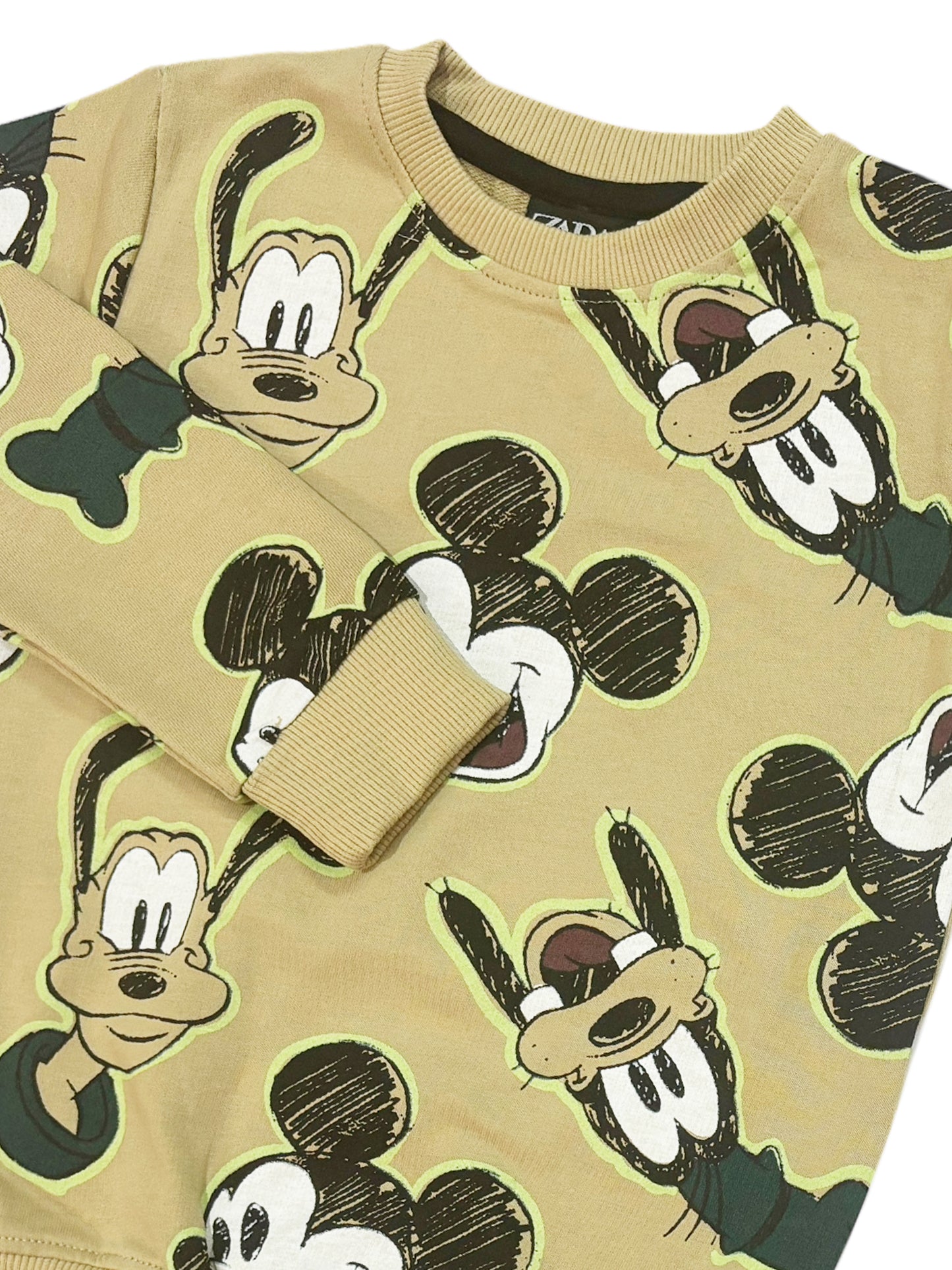 Cotton Jogger Set coffee brown micky