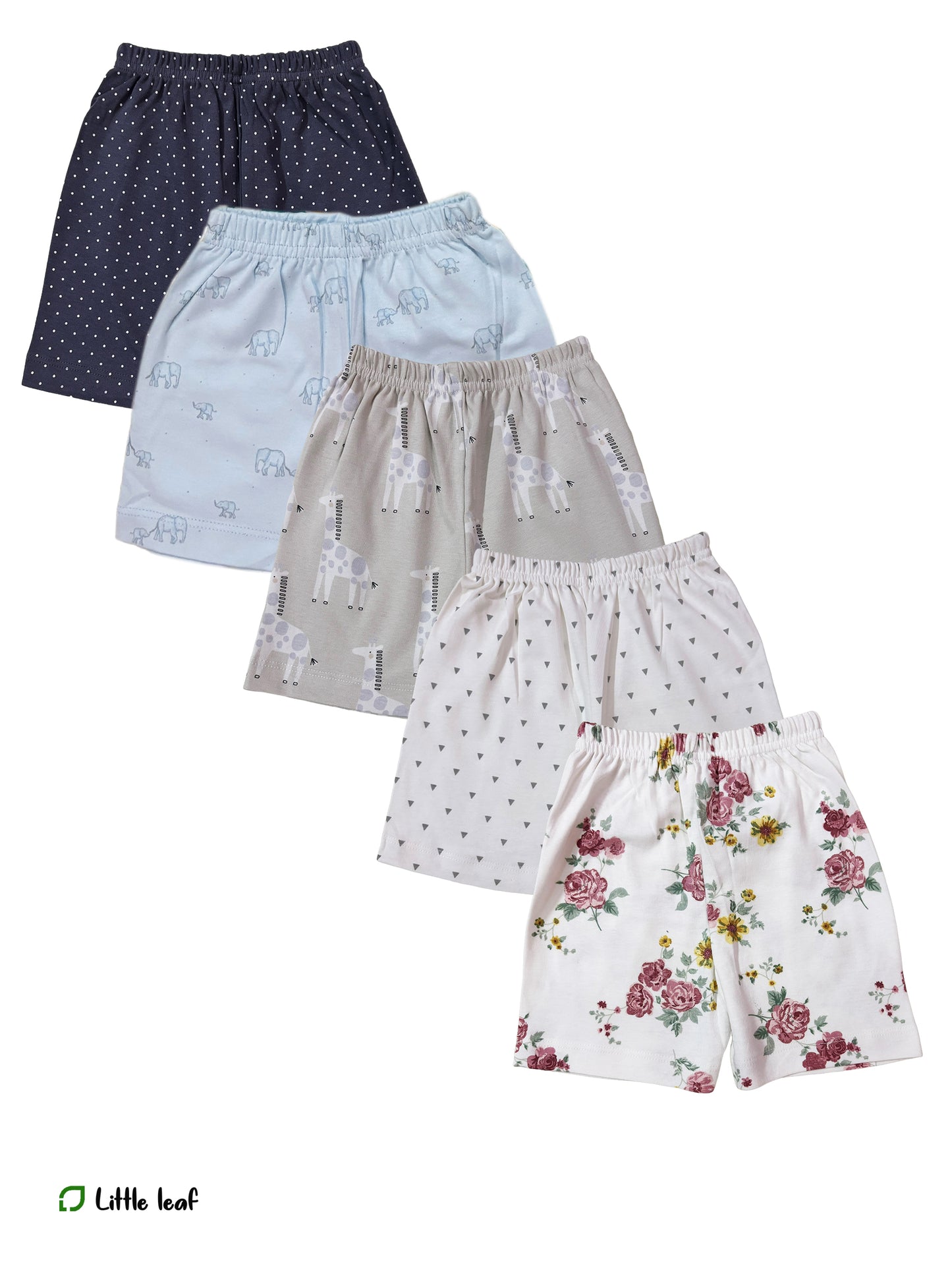 5-6 Y - Kids shorts Set - Pack of 5
