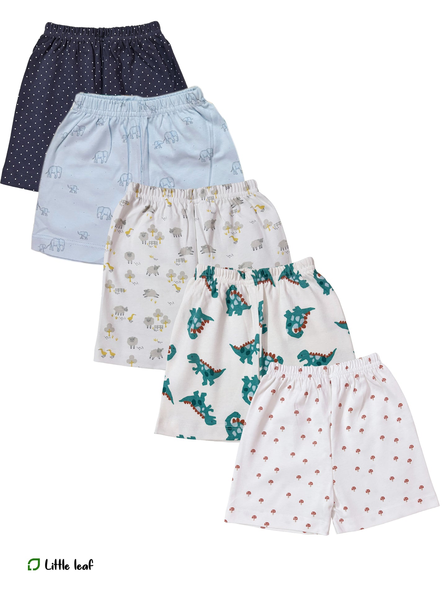 5-6 Y - Kids shorts Set - Pack of 5