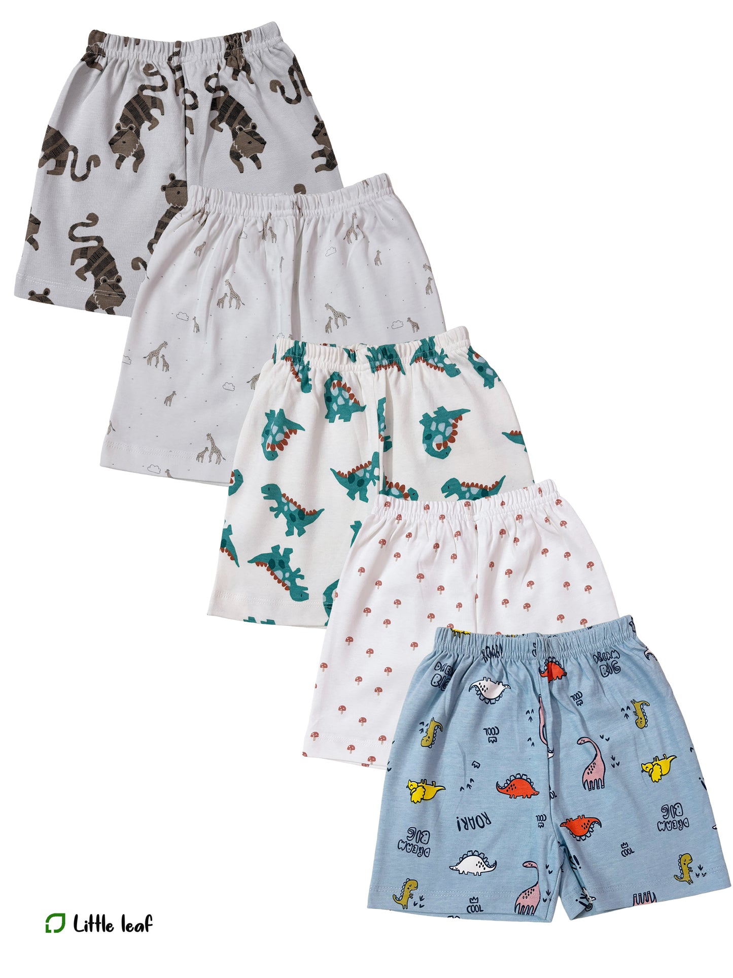 5-6 Y - Kids shorts Set - Pack of 5