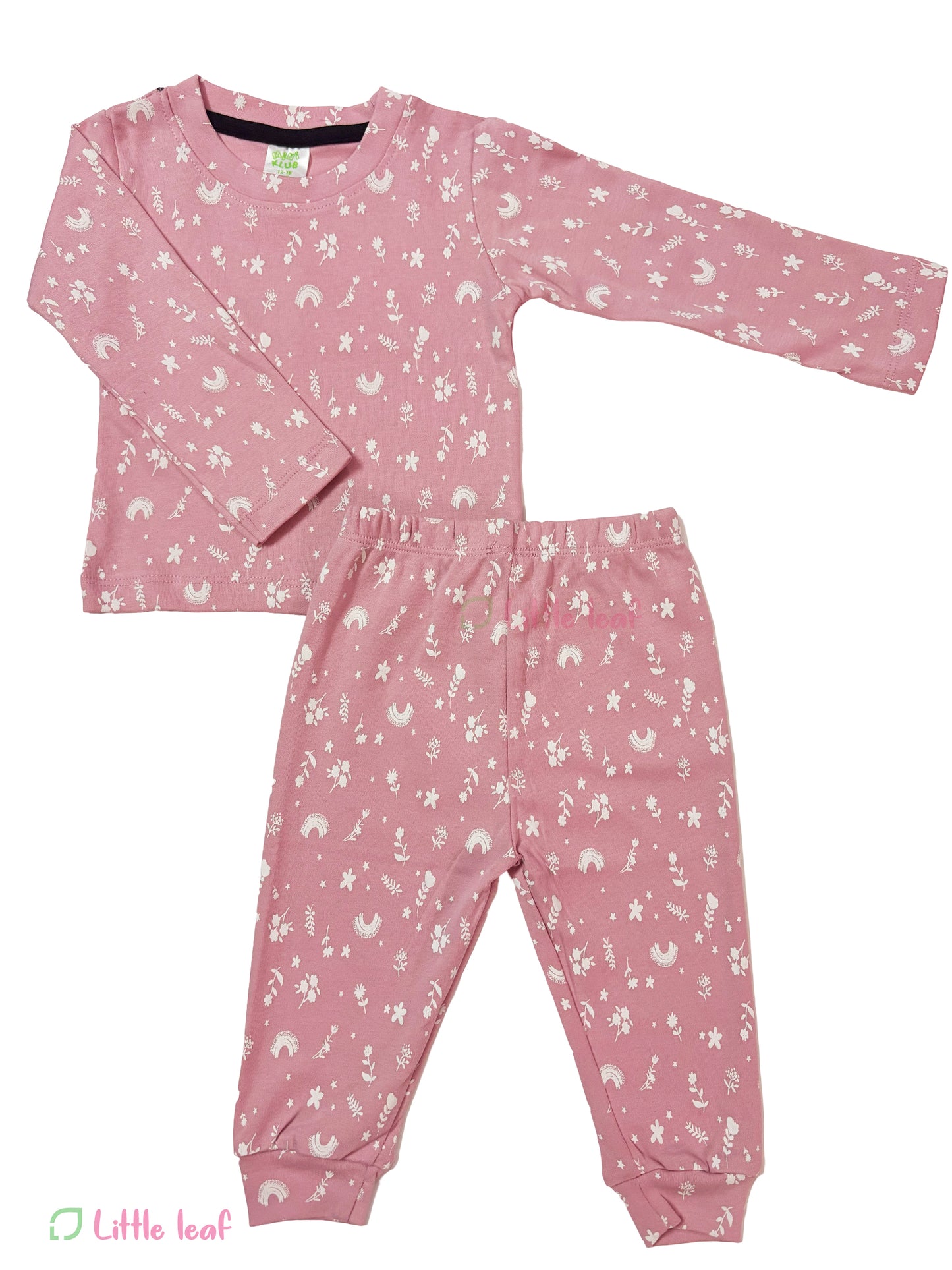 Pink Branches FS Night Suit