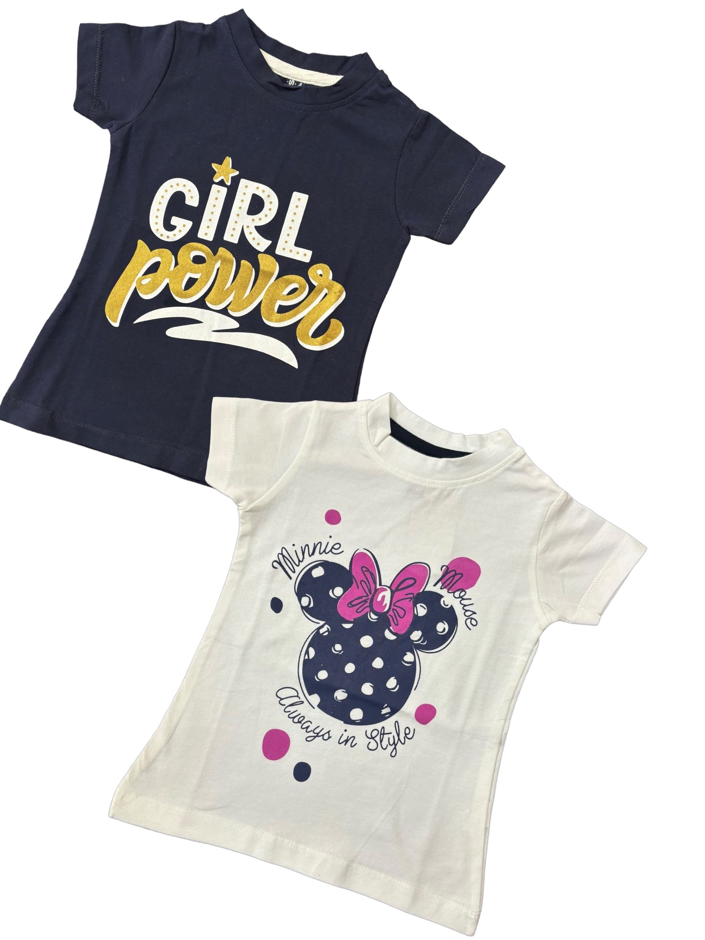 Girls Munch Top Cotton Tshirt -Combo 4- Pack of 2