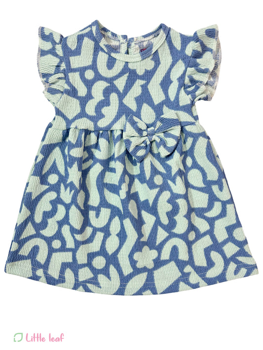 Blue Pattern Cotton Frocks