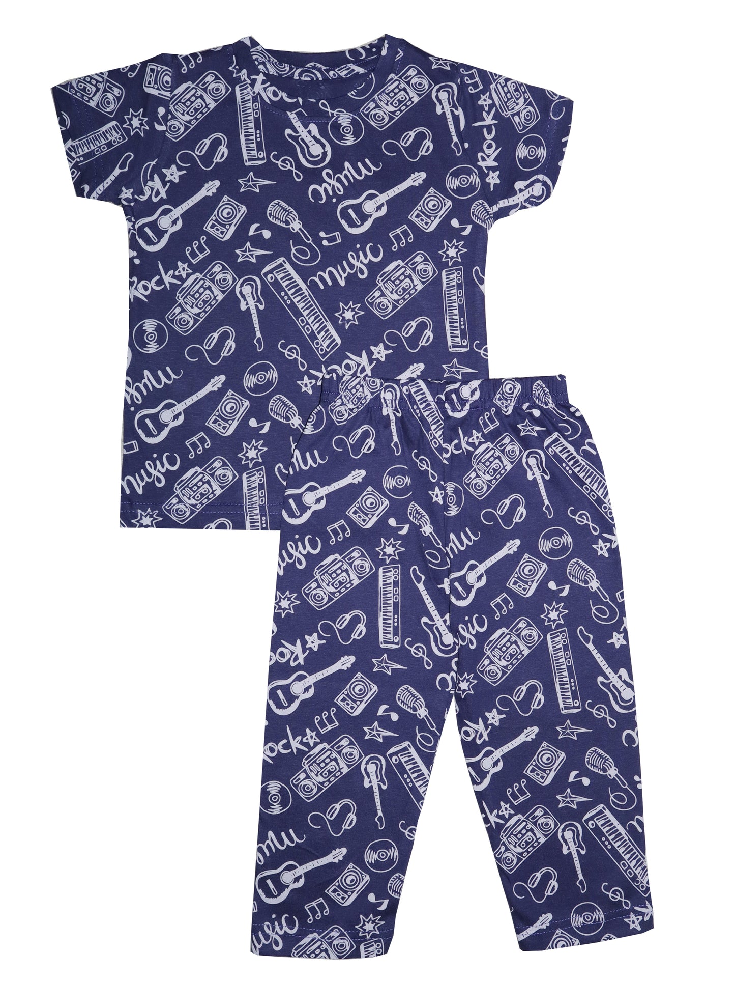 Navy blue music Co-ord