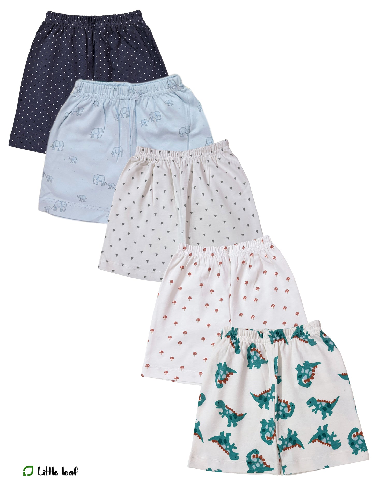 3-4 Y  - Kids shorts Set - Pack of 5