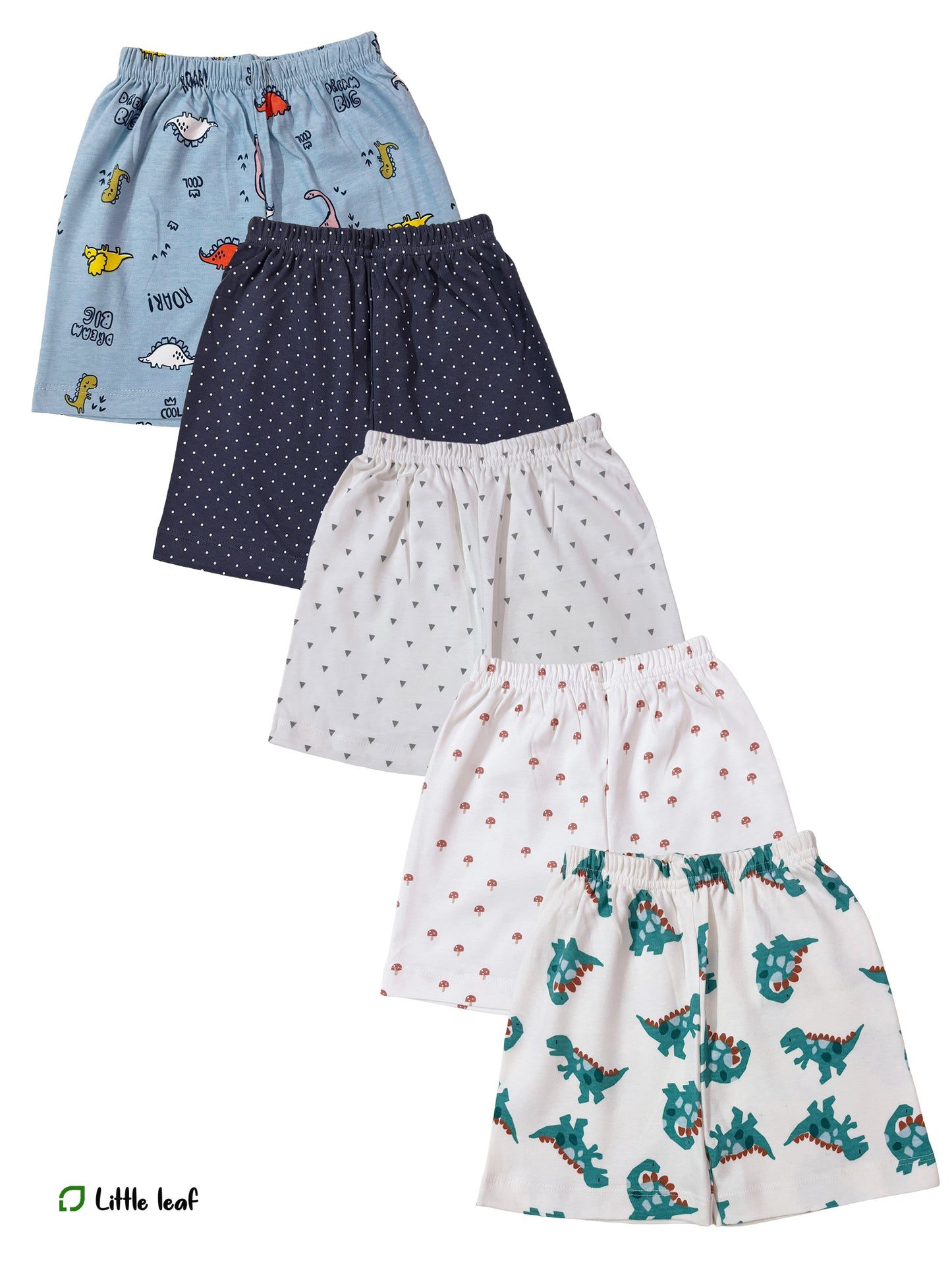 3-4 Y  - Kids shorts Set - Pack of 5