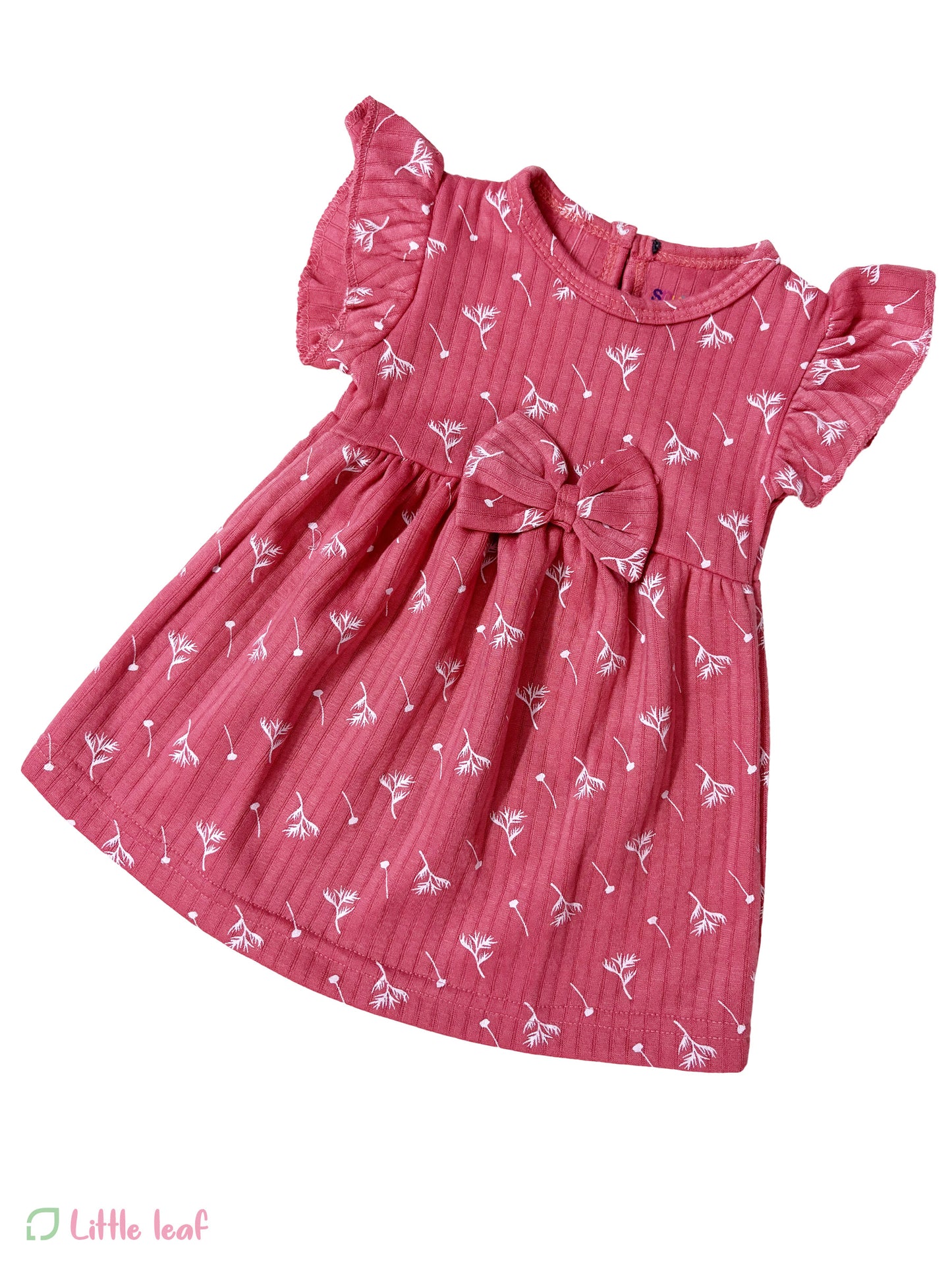 Pink Branch Cotton Frocks