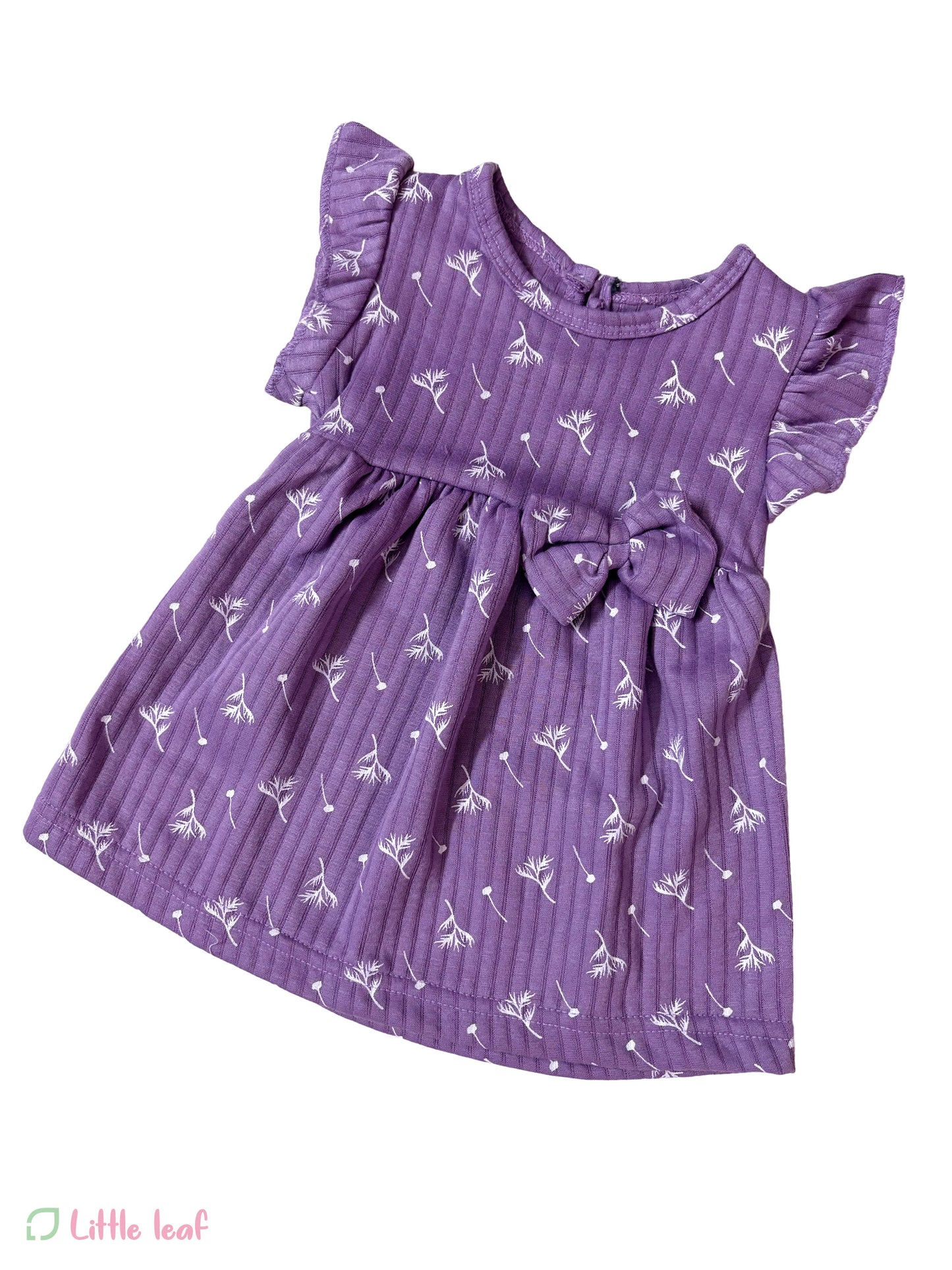 Purple Branch Cotton Frocks