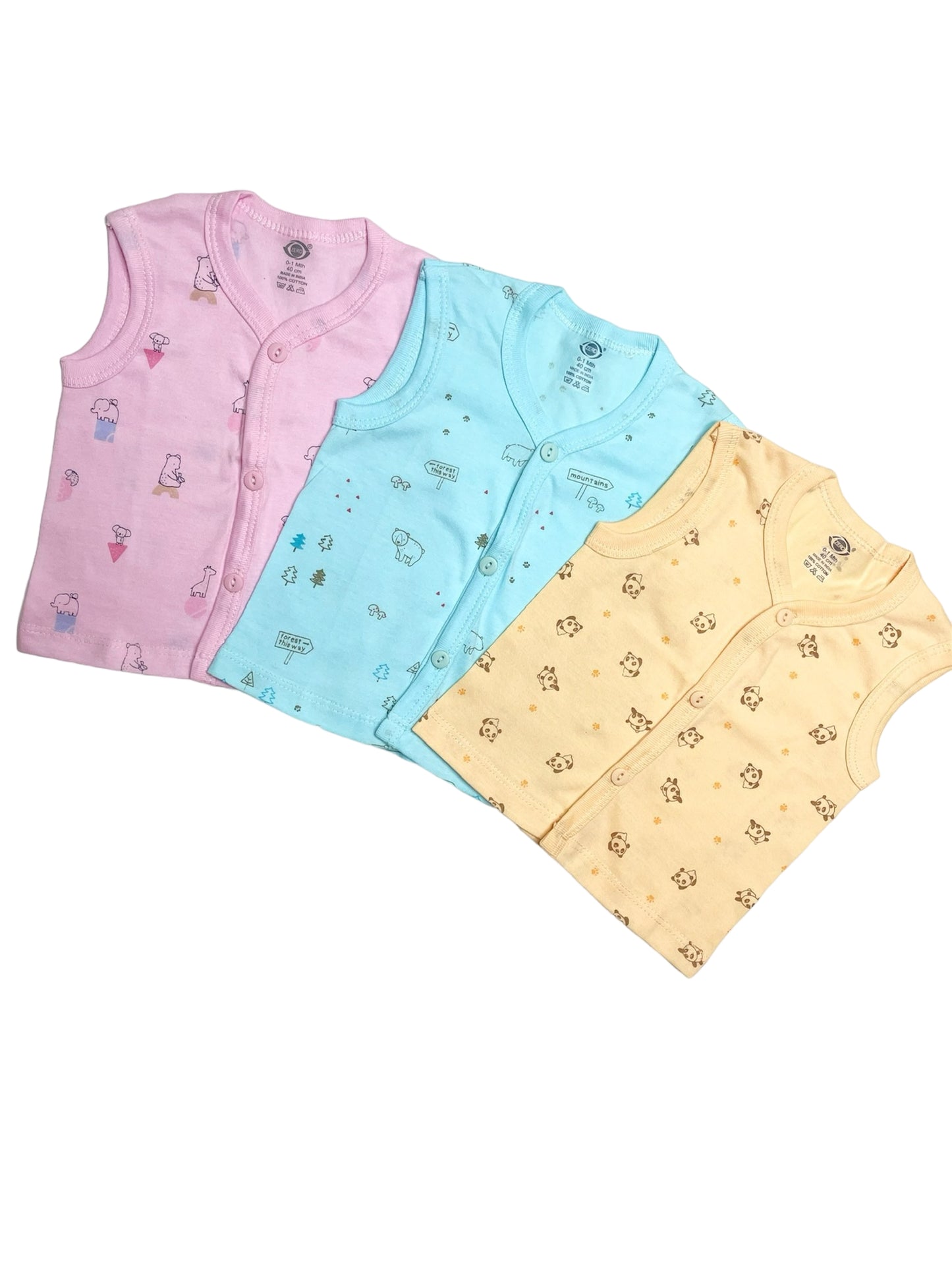 Jablas Sleeveless Combo Pack of 3