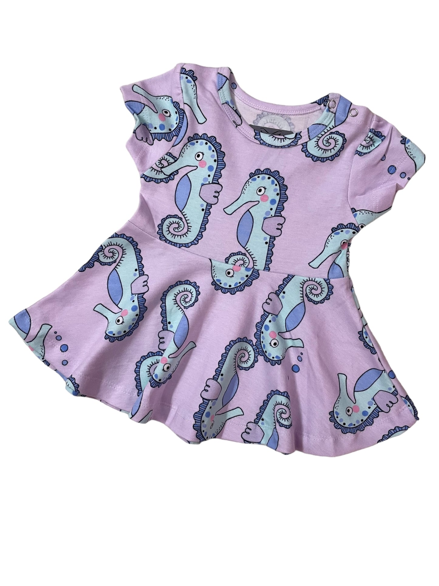 Lilac sea horse frock