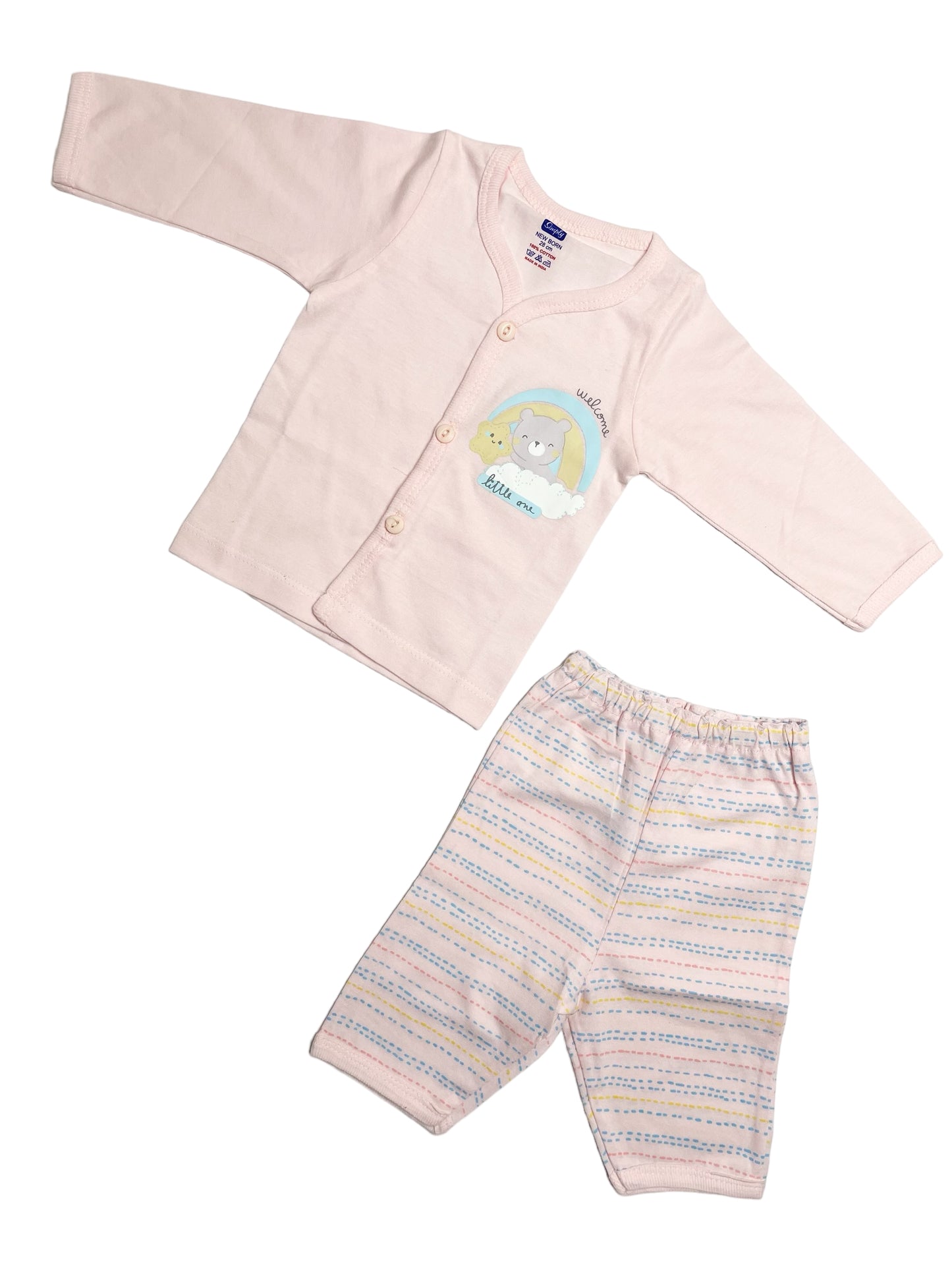 Newborn Full Sleeve Jabla  / Pant Set