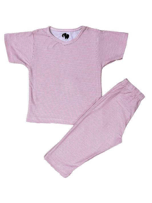 Pink Stripes Co-ord set