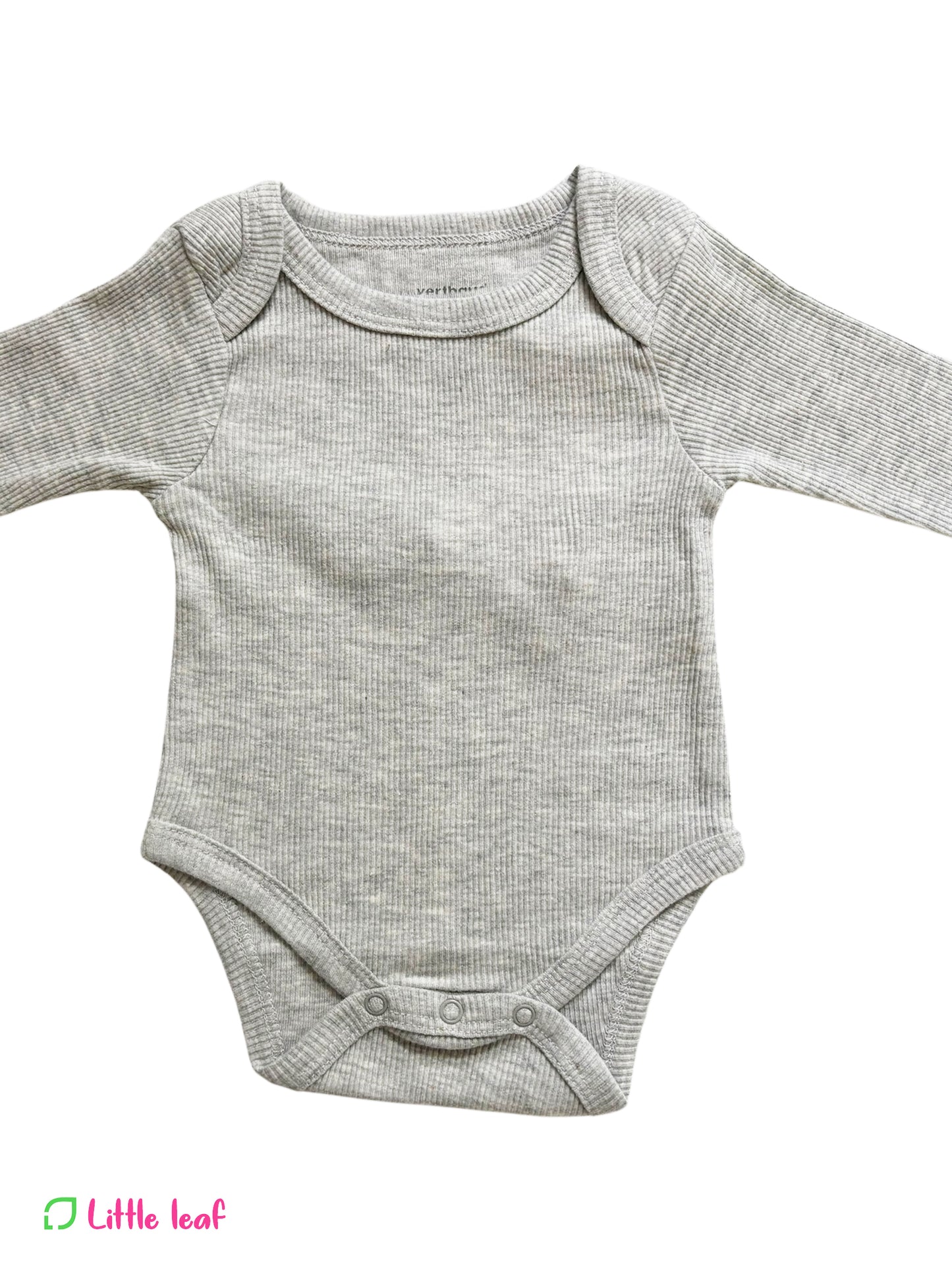 Grey Ribbed onesies
