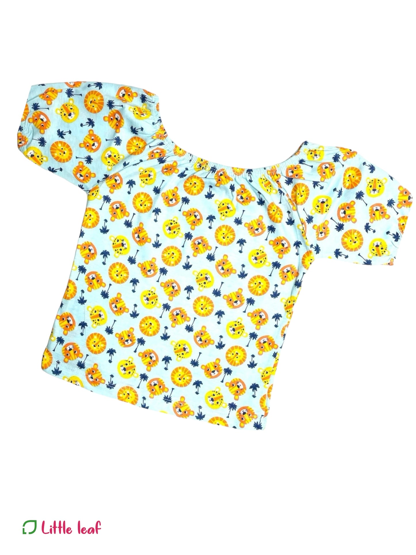 Girls Moon Top - Yellow Tiger