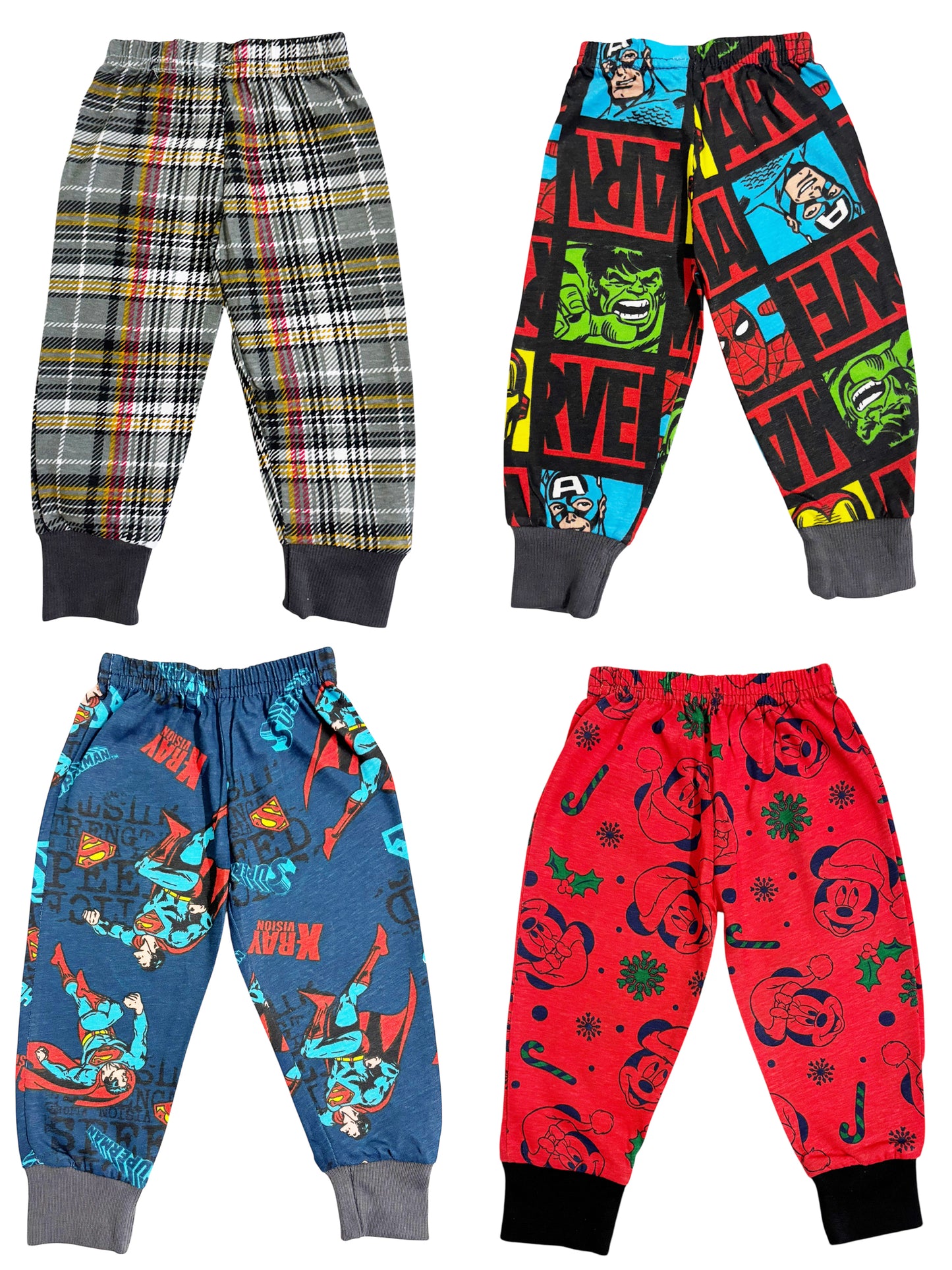 0-6 M Cotton daily wear pants combo pack of 4