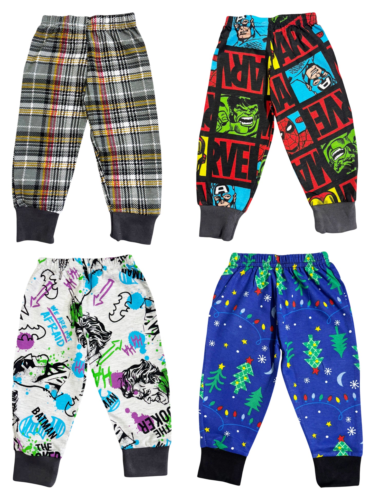 0-6 M Cotton daily wear pants combo 3  pack of 4