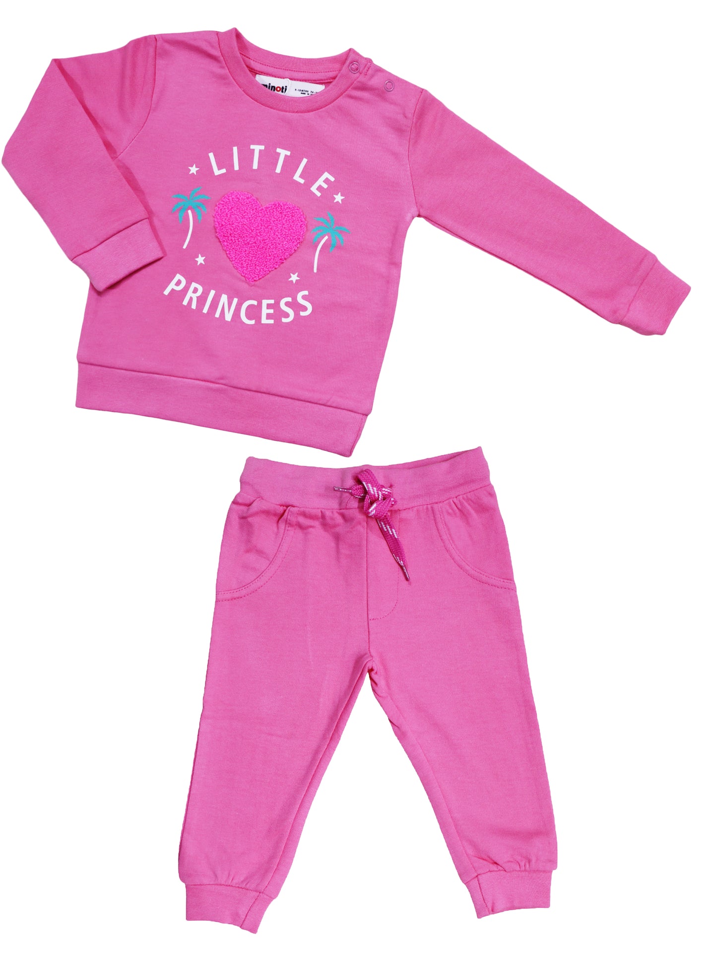 Pink - Little Prince Jogger Set