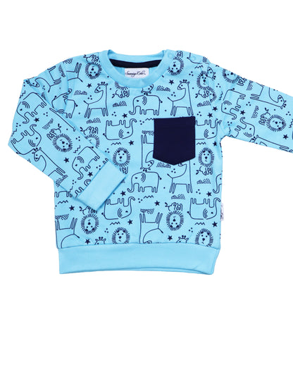 Blue animals  Jogger Set