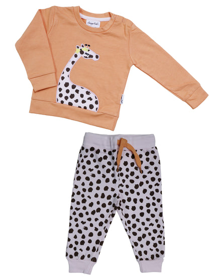 Almond Girafee  Jogger Set