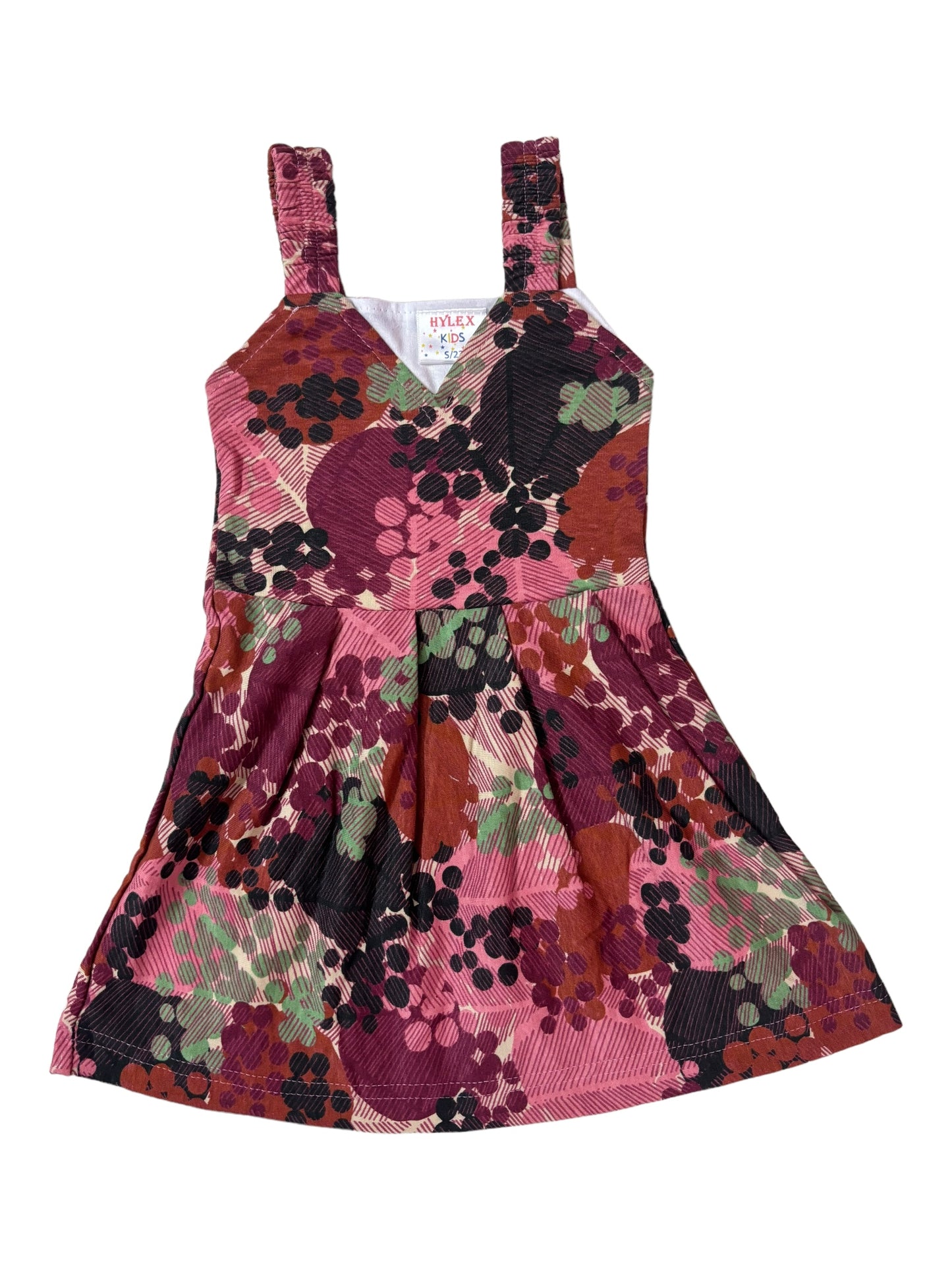 Cotton Belt Frocks - Pink polka