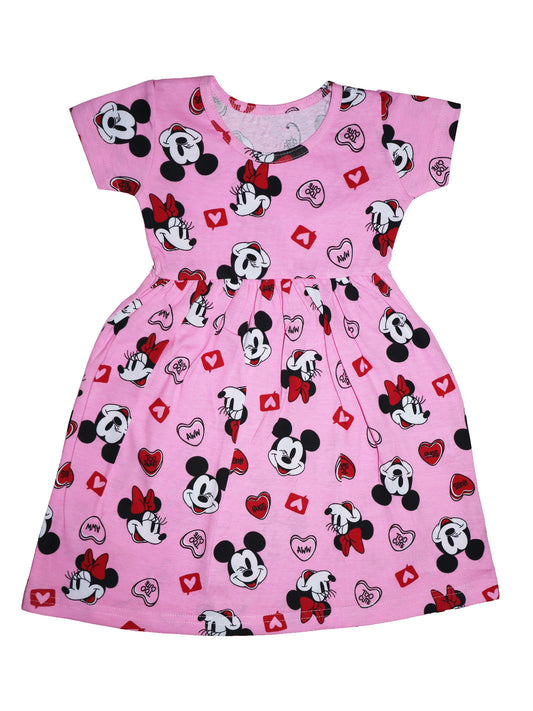 Pink Micky Heart Frock