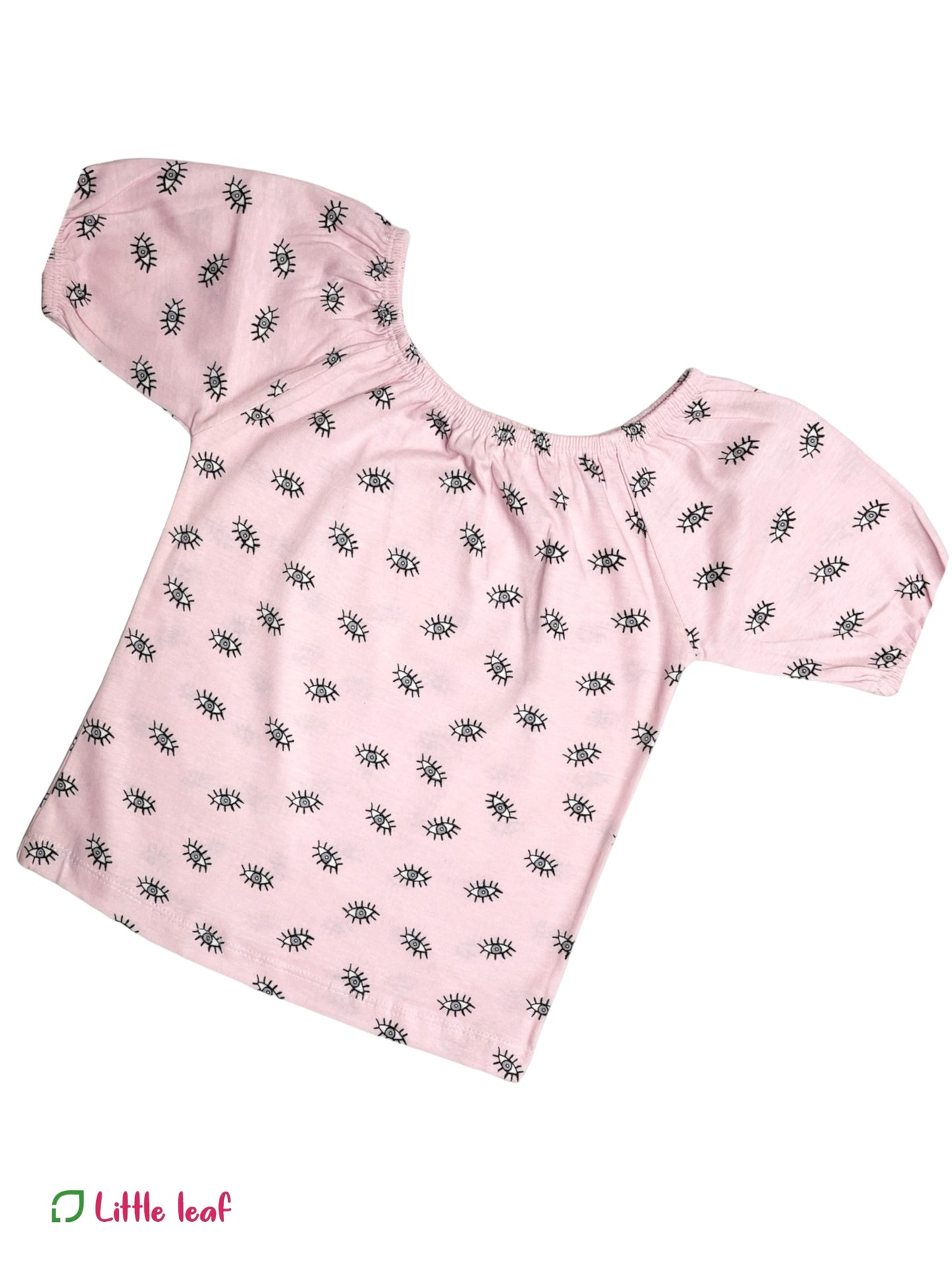 Girls Moon Top - Light Pink