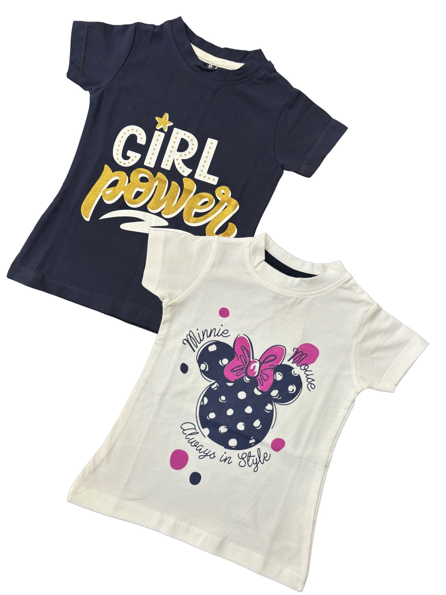 Girls Munch Top Cotton Tshirt -Combo 9- Pack of 2