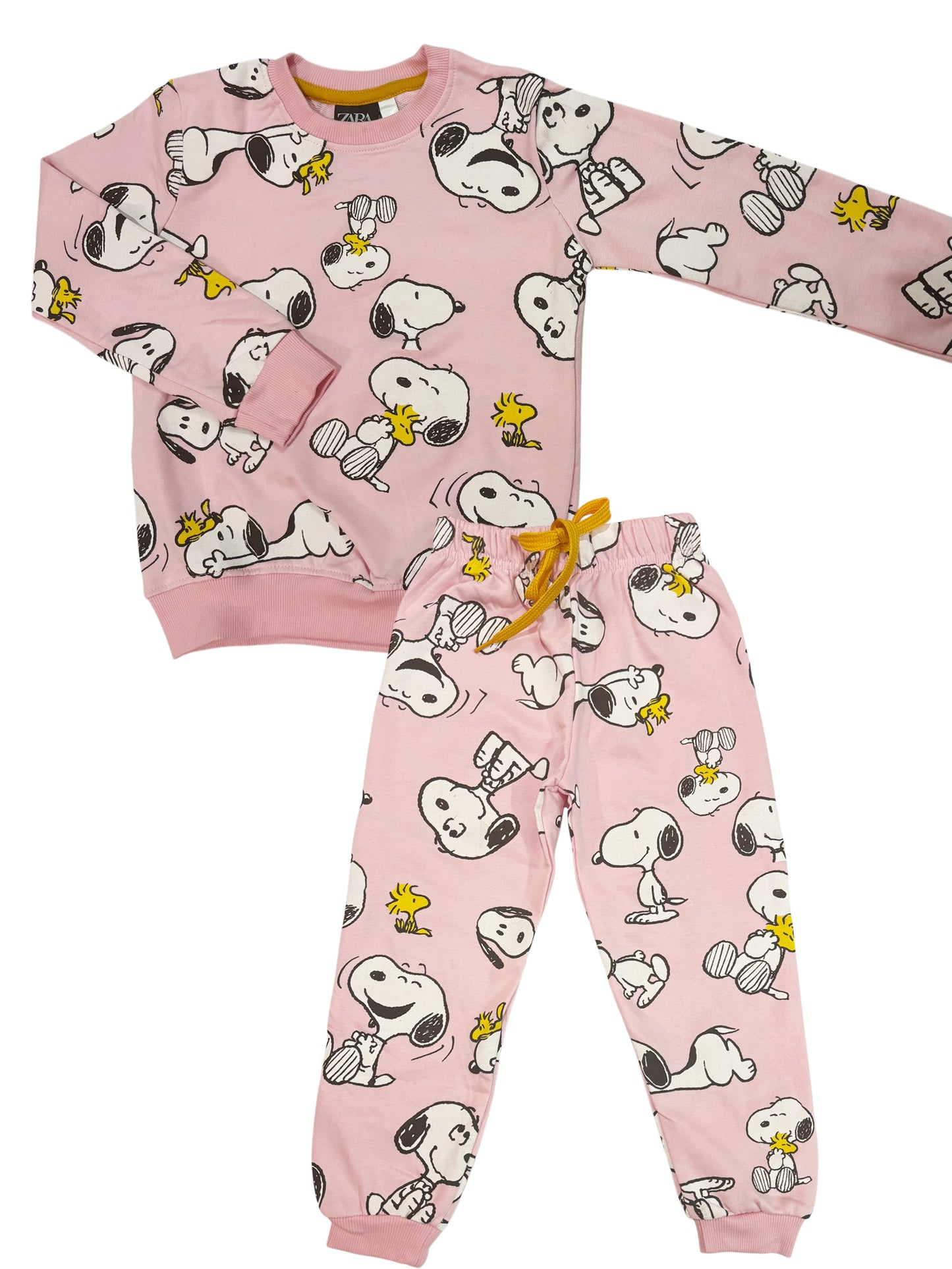 Cotton Jogger Set Pink Dog