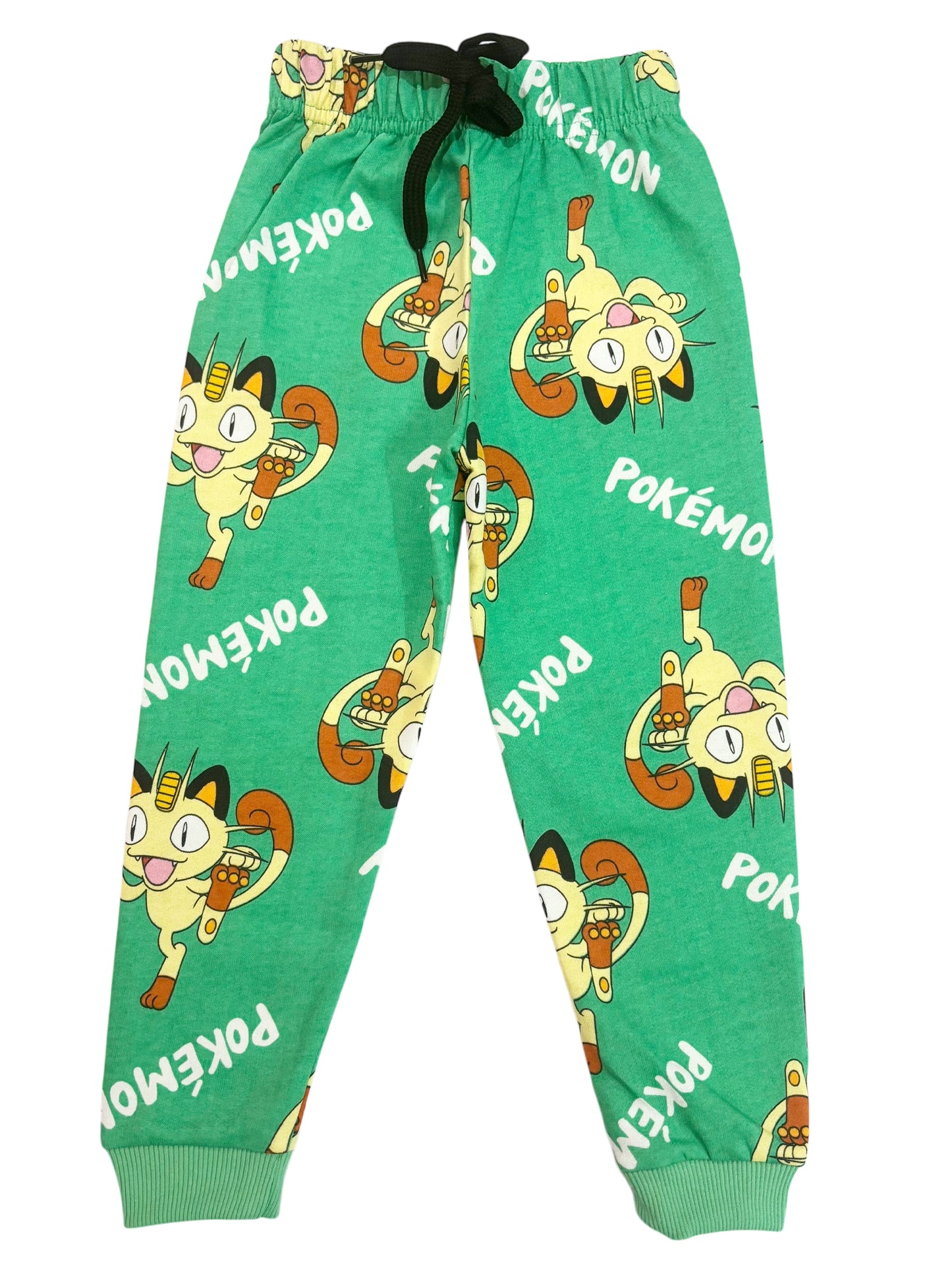 Cotton Jogger Set Green Pokeman