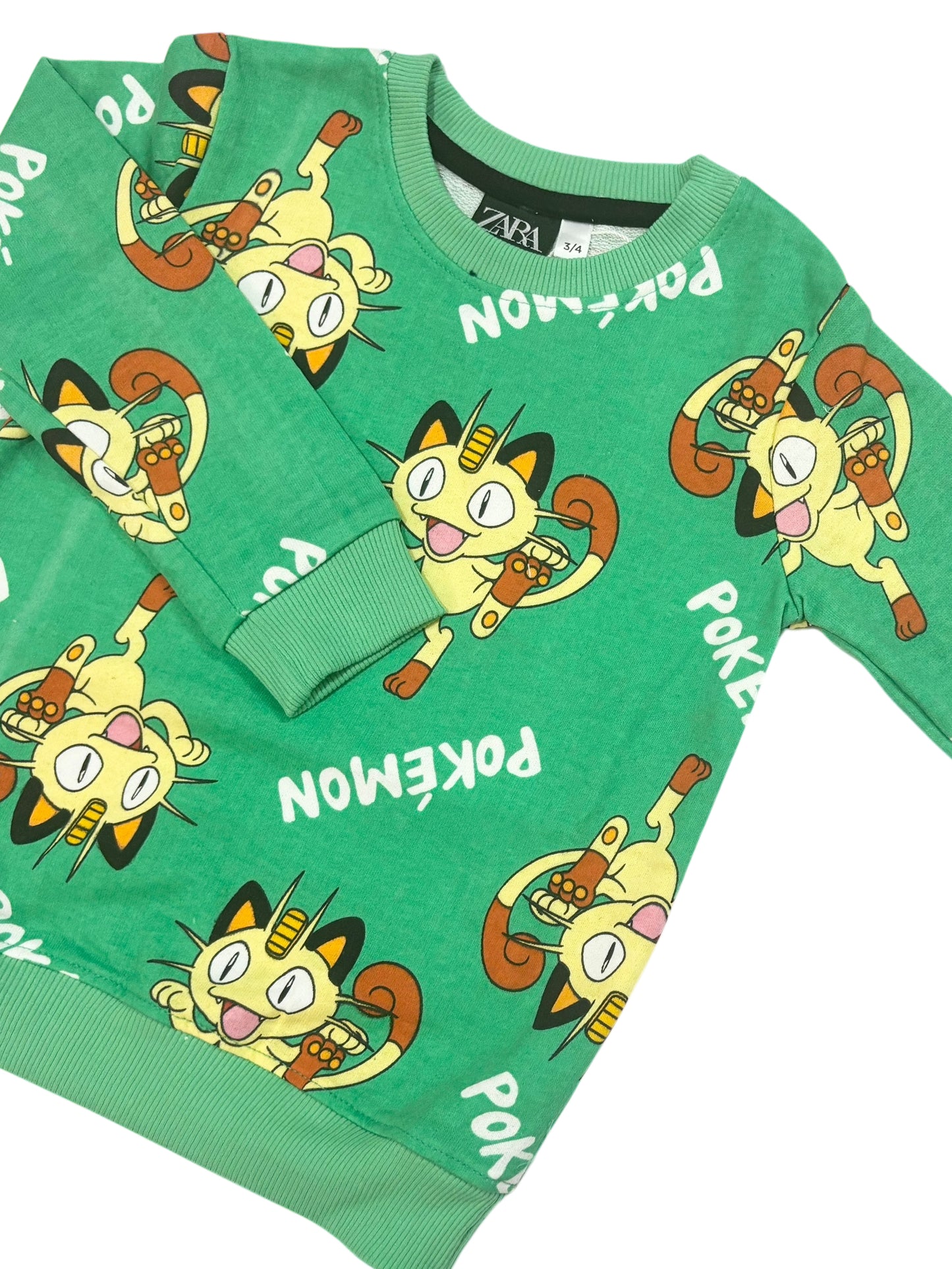 Cotton Jogger Set Green Pokeman