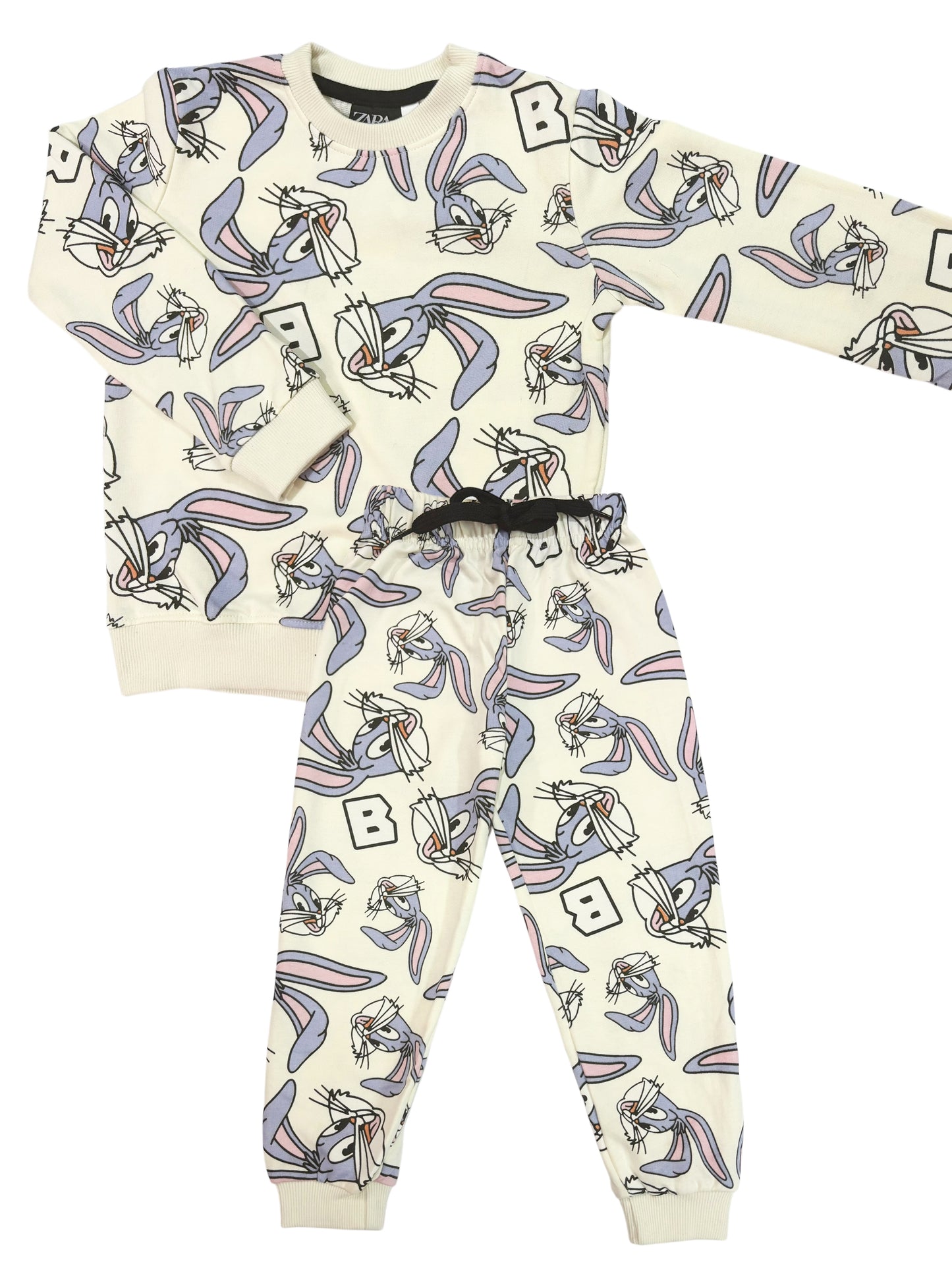Cotton Jogger Set White Tom