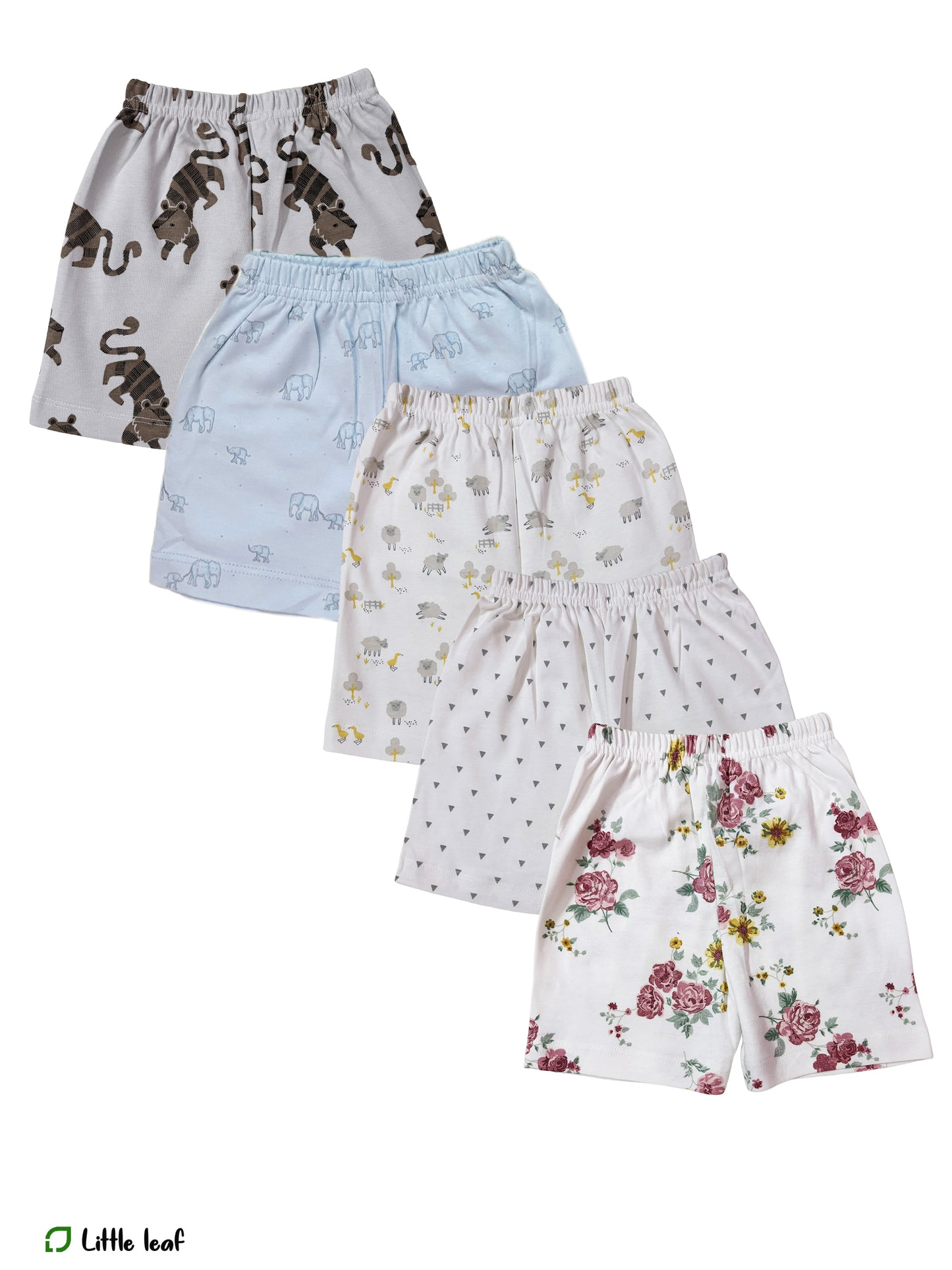 4-5 Y  - Kids shorts Set - Pack of 5