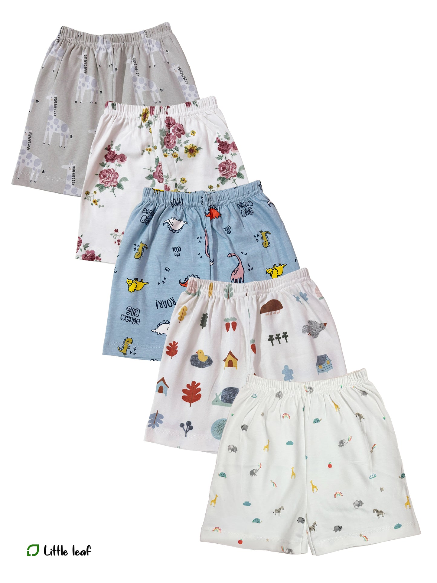 4-5 Y  - Kids shorts Set - Pack of 5