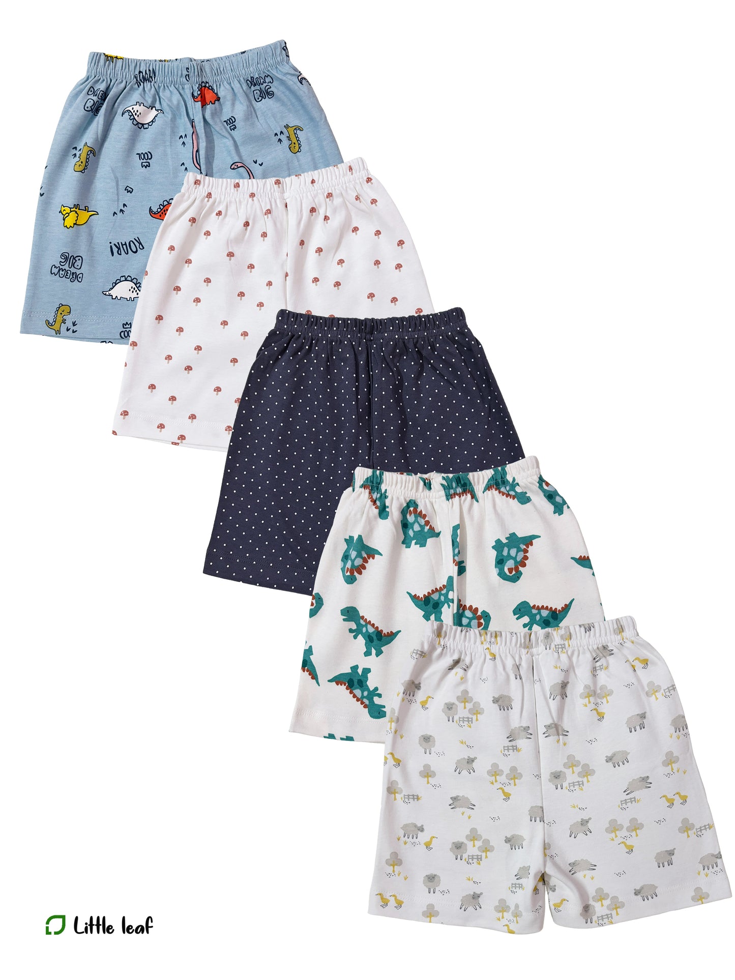 12-18 M - Kids shorts Set - Pack of 5