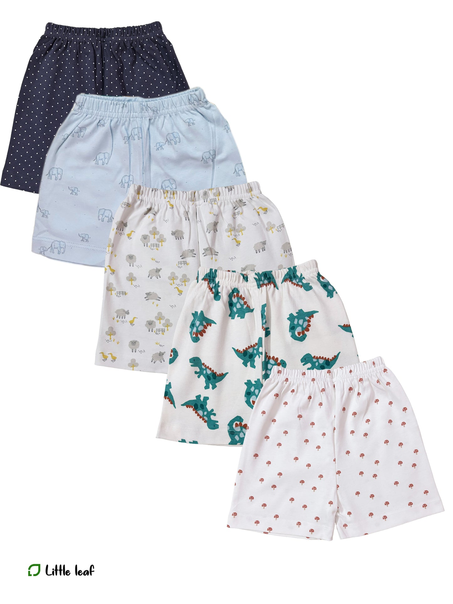 5-6 Y  - Kids shorts Set - Pack of 5