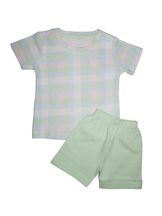 Multi Checked Boys Set