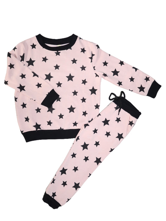 Light Pink Kids Joggers      Set